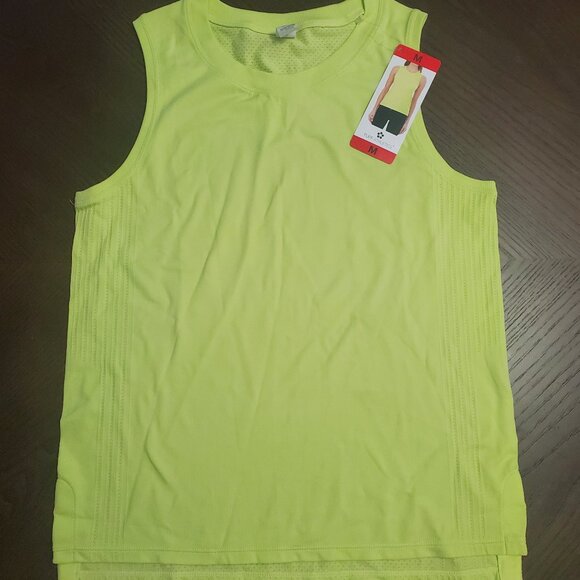 NWT Tuff Athletics top size Medium yellow - Picture 1 of 3